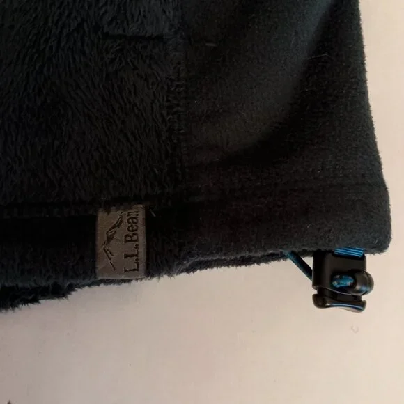 L.L. BEAN Full Zip Sherpa Micro Fleece Cozy Jacket Coat 504678 Women's Size M - Picture 5 of 15